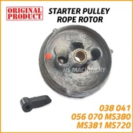 Original STIHL 038 041 056 070 MS380 MS381 MS720 Chainsaw Rope Rotor Starter Pulley