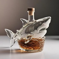 New Style shark whiskey bottle shark whiskey bottle Creative Wine bottle LDUR