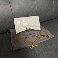 Balenciaga Hourglass 巴黎世家鱷魚壓紋woc鏈包