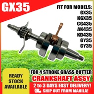 GX35 Crankshaft Assy for Original GX35 KGX35 Honda 4 stroke Grass Cutter Brush Cutter Spare Parts