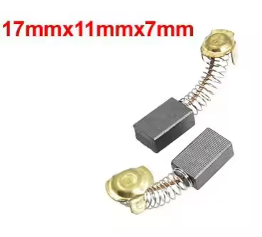 10pcs Motor Carbon Brushes 7x11x17mm Springs Power Tool for Hitachi 150 Angle Grinder 38E Electric H