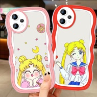 A-5 Sailor Moon TPU Casing for Realme 14T C31 14 9i C35 9 14X C30 Pro Plus 5G Transparent Case
