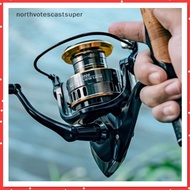 NSMY DAIWA Fishing reel Spinning Reel Metal Spool Pancing Braking Force Mesin Casting Fishing Reel Metal Line Cup Sea Tackle NVCS