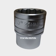 MATA Spark Plug Socket Wrench Eye 1/ 2 Inch x 25 mm x 12 PT Tool to Remove and Installing Bolts Shoc