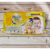 Tissue Paseo Baby Wipes Gazette 50 sheet tisu basah paseo