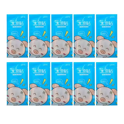 Upgrade 20pcs Summer Ice Cool Patch Adults Hot Reducer Stickers Instant Relief Cooling Patch for Spo