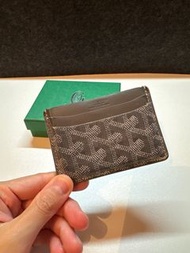 Goyard card holder wallet grey
