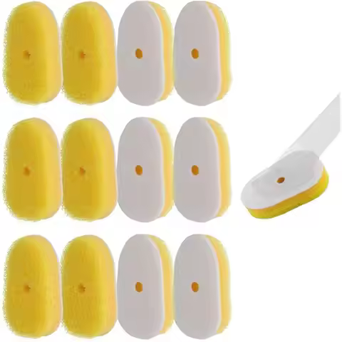 【PRICE REDUCT】For Scrub Daddy-Dish Wand Sponge Refills-12-Pack Replacement For Scrubbers Brushes, Sp