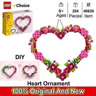 40638 Heart Ornament Building Toy Set Gift Valentines Day for Kids - Display on The Wall as Home Dec