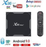 全新 高配版X96 Max+ TV box S905X3 安卓9.0網路播放器 4K x96系列高配 機頂盒22279