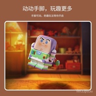 SGsellerMINISO Pixar Power Square Theme Hand-Made Model Toy Desktop Decoration Toys MINISO Blind Box TRWR