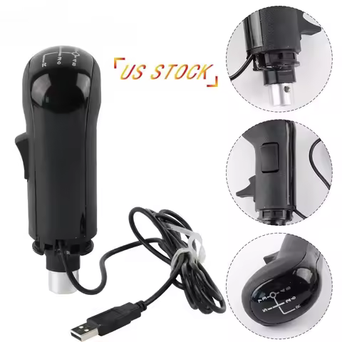 USB Game Replacement American Truck Simulator Switch 18 Gear Shifter Knob SKRS