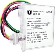 AG3000 HVAC Surge Protector,Whole House Surge Protector,with TPMOV Technology Device,Watertight Encl
