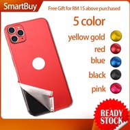 (Great. Cell phone case)   [5สี] I8/8Plus/Xr/Xs/Xsmax/11/11Pro/11Promax สติกเกอร์เต็มห่อเคสป้องกันหลังเคสและซองมือถือ