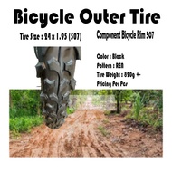 McOnline Bicycle Tire Outer 24 x 1.95 (507)(Ren)(1Pcs)