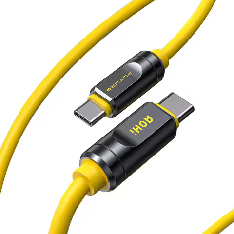 AOHI THE FUTURE Adonis USB4 2.0 Type C Cable 240W Fast Charging 3.3FT (120Gbps/ 8K/ PD3.1) For MacBo