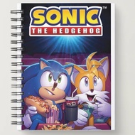 Sonic The Hedgehog (Đóng quyển lò xo giấy dày 180gsm) - Set 50 tranh tô màu A4 A5 dùng Acrylic màu n