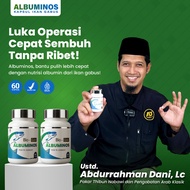Bundling 2 Bottles of Albuminos Snakehead Fish Extract Capsules 500 mg Kutuk BPOM