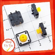 [10 Pieces]- B3F-4055 Push Button 12x12mm 7.3mm Height 4 Pins Through Hole Giang Tech Hub