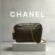 🔥年終狂降🔥【限時降價只到12/31（原28,800）】㊣✨CHANEL✨香奈兒 可可色 老香 小香 Vintage 雙C 流蘇 相機包 肩背包/二手包/二手精品🌳二手樹屋🌳