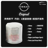 Genuine Nissan Oil Filter (Original) 15208-65F0A