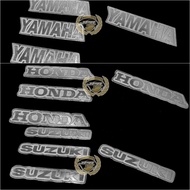Stainless Steel Emblem with H/Y/S Writing, 1:1 Scale, Anti-Rust Embossed Emblem