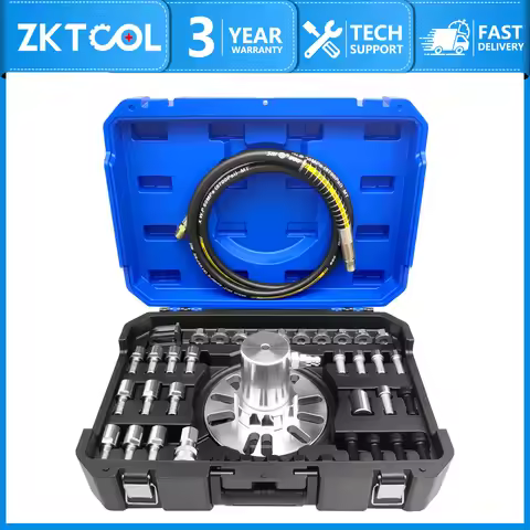 Hydraulic wheel hub bearing drive shaft puller for all models, front wheel drive axle half shaft rem