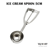 Stainless Steel Ice Cream Scoop 5CM/Trigger Spring Scope/Sudu Aiskrim