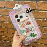 Xh “พร้อมส่ง” เคสMikalen ขอบสีลายการ์ตูน แม่เหล็ก ชาร์จได้ สำหรับรุ่นไอโฟน17promax 17pro 17Air IP17