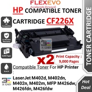 2 Units Compatible HP CF226X 226 26X Premium Toner For M402d M402dn M402n M402m MFP M426dw M426fdn M