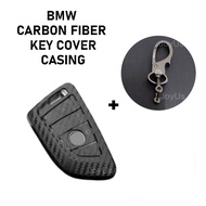BMW X1 X3 X5 X6 Series 1 2 5 7 F15 F16 E53 E70 E39 F10 F30 G20 G30 Carbon Fiber Key Cover Casing
