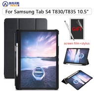 STM🔥QM For Samsung Galaxy Tab S4 10.5 Case Smart Cover for Galaxy Tab S4 2018 SM T830 T835 Auto Sleep Funda Capa with Pe