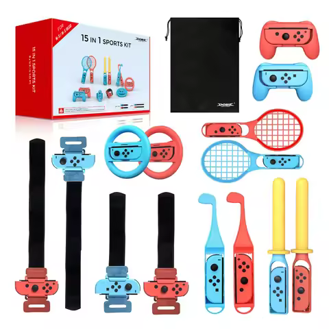 DOBE For switch NS/OLED Motion Gaming universal sports Kit Golf Clubs steering wheel&Swords wrist st