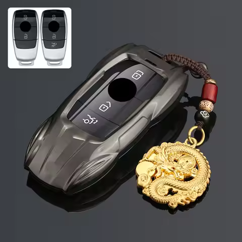 Metal Car Key Cover For For Mercedes Benz New GLA GLB CLS EQA EQB A200L C200L A C Class 2025 Key Cas