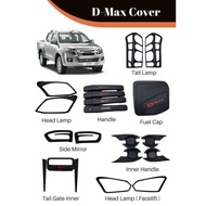 ISUZU DMAX 2015-2017 COVERS ACCESSORIES - MATTBLACK