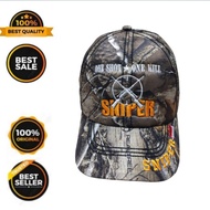 Topi camo realtree  berburu topi hunting logo bordir SNIPER