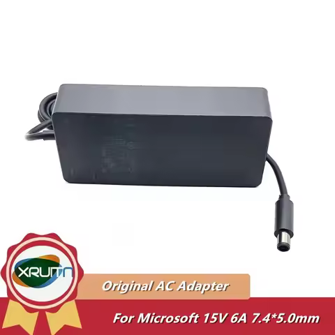 Original for Microsoft AC Adapter 90W Model 1749 15V 6A Charger for Microsoft Surface Pro 4 Laptop P