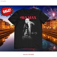 New Ava Max Singer Men's T-Shirt Heavy Cotton Black All Sizes KN025 Vintage Fashion Unisex Slightly 