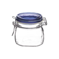 BORMIOLI ROCCO Fido Glass Storage Jar 500ml Blue (Set of 2)