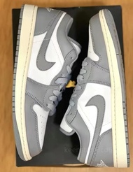 🔝Air Jordan 1 Low 灰白 小Dior 男女同款