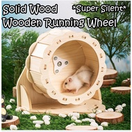 Hamster Small Pets Wooden Running Wheel Hamster Exercise Sports Roller *Super Silent Wheel*WITHOUT STAND!!!