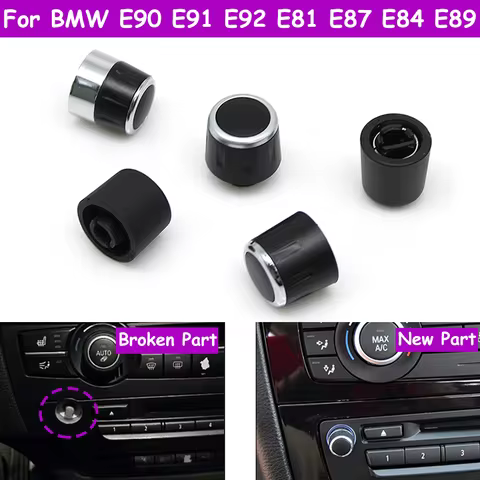 E90 E91 E92 E93 E81 E82 E87 E88 E84 E89 Car Radio CD Player Volume Button Knob For BMW 3 1 X1 Z4 Ser