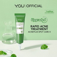 [UPGRADED] Y.O.U AcnePlus Spot Care X with 4D Centella Pionin Rapid Acne Treatment Relieve Breakouts
