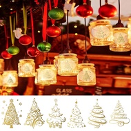 500pcs/Roll Christmas Style Stickers Xmas Party Cup Plate Gift Stickers Festival Supplies