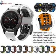 [HOT JUXXKWIHGWH 514] 22 26มม. สำหรับ Garmin Fenix 7 7X SmartWatch ซิลิโคน Quick Release นาฬิกา Fenix 6X 6 Pro 5X 5 Plus 945 Easyfit สายรัดข้อมือ