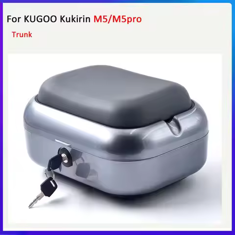 Trunk For KUGOO Kukirin M5/M5 PRO Electric Scooter Bright Gray Rear Seat Storage Box Cushion Accesso