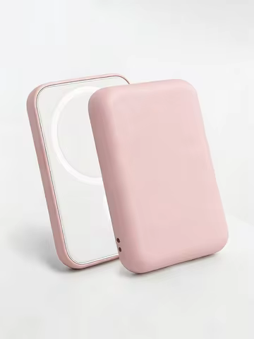 1 Pink TPU Charging Case Protector, Compatible with Apple's Original MagSafe Wireless Power Bank