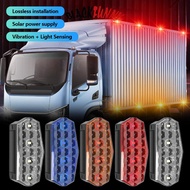 BLACKFUNNY Solar Truck Right Angle Warning Light Smart Light & Vibration Sensor Side Marker for Semi