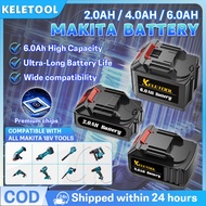 Makita 18V Battery Replaceable Lithium-ion Battery 6.0Ah Rechargeable Power Tool Battery Portable Ba