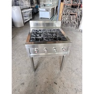 stainless steel 4 open burner low pressure. 4 open stove